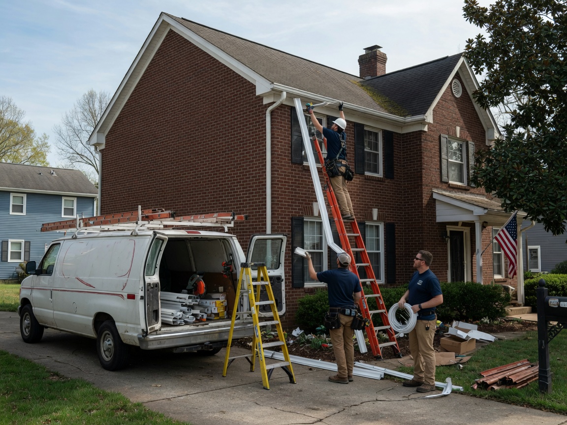 Gutter Installation in Downtown Frankfort
